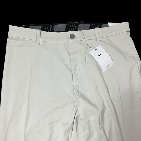 Nike Golf Pants Mens 38x30 Light Bone Off White Victory Sport Dri-FIT AJ5489-072 - Picture 4 of 16